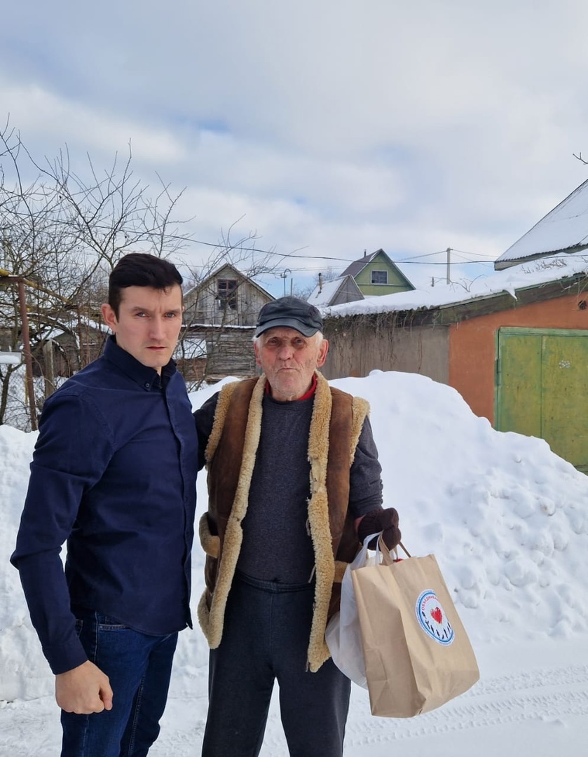 Продолжаем реализацию проекта БФ «ОБЪЕДИНЕНИЕ» – «Поздравление ветерана»!